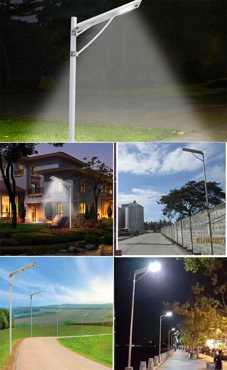 all in one solar street light application