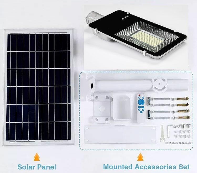 Solar Streetlight Package Includes