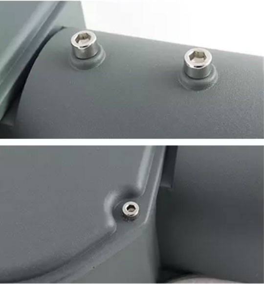 Stainless Stell Screw, and Corrosion Resistance Surface.